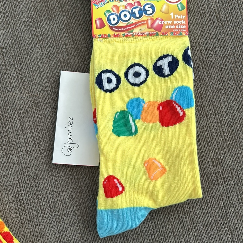 DOTS Crew Socks OS NWT